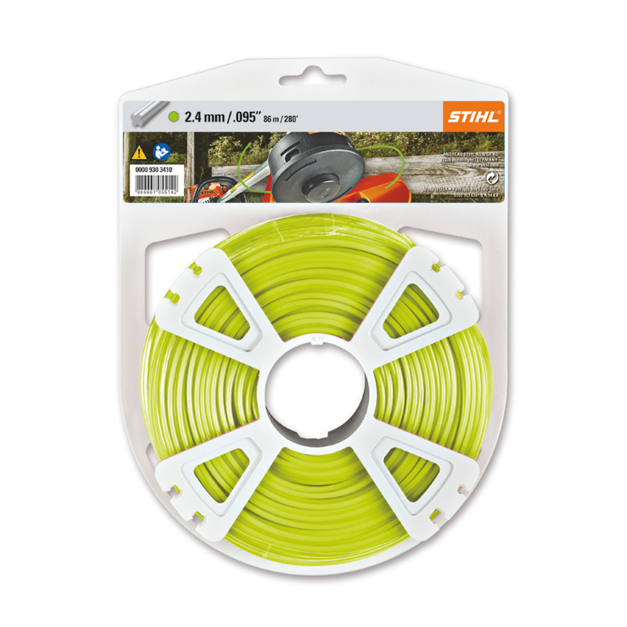 STIHL .095 CF3 Pro Trimmer Line, 88ft, Model# 0000 930 4313